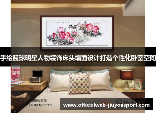 手绘篮球明星人物装饰床头墙面设计打造个性化卧室空间